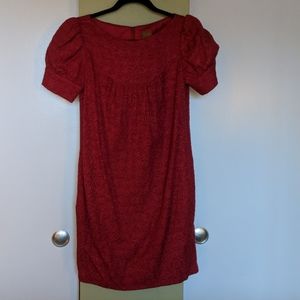 Ali Ro Red Embroidery Dress
